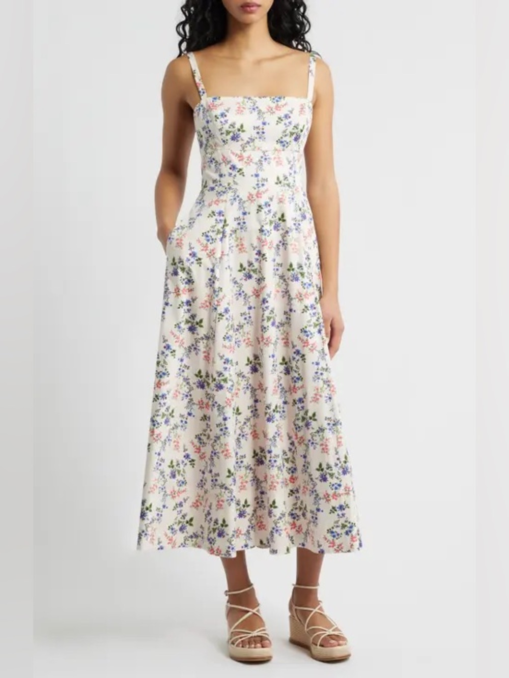 NWT Hill House Margot Pink Scallop Bow Dress - size small